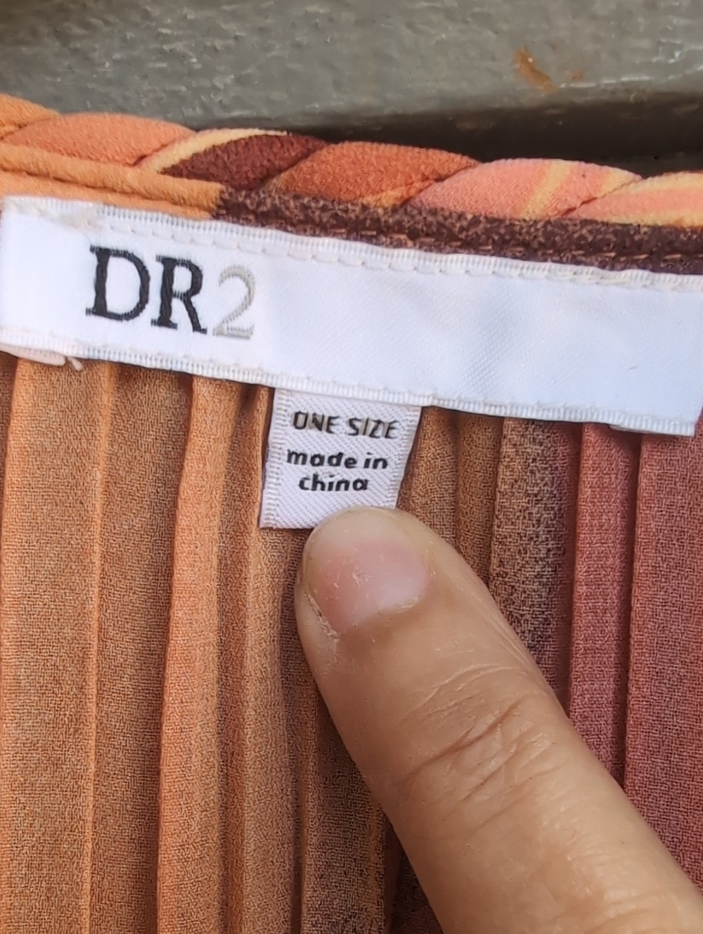 Dr 2 Pleated Floral Kimono Duster in Rust and Blush Free Size New With Tags - Picture 7 of 16